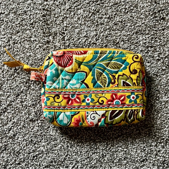 Vera Bradley Small Cosmetic Bag Provençal Yellow - Picture 2 of 5